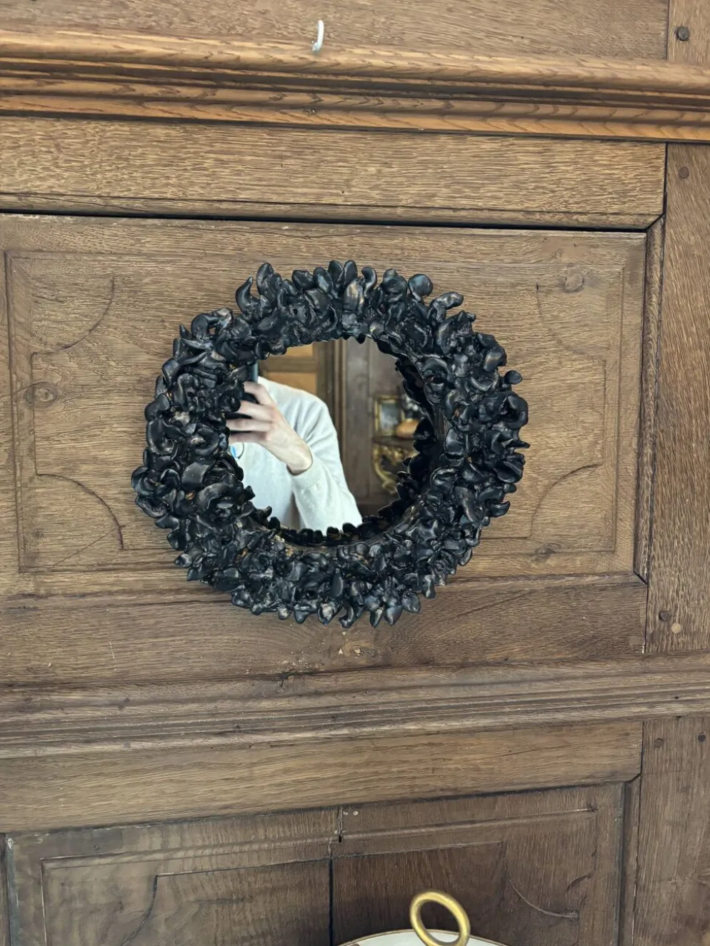 Miroir en céramique contemporaine française, Bosco par Renzo Maar