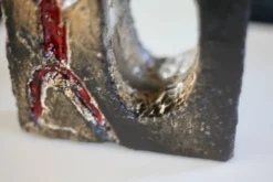 Miroir en céramique, Galerie Palissy, années 60