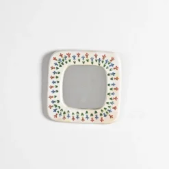 Miroir en céramique, Les Quatre Potiers, France circa 1965