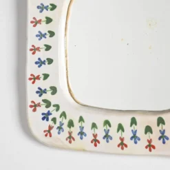 Miroir en céramique, Les Quatre Potiers, France circa 1965