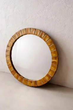 Miroir en céramique Mobach Utrecht années 1960