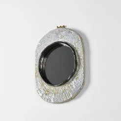 Miroir en céramique par Jean-Pierre Viot, France, vers 1970