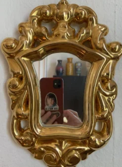 Miroir en céramique par Marc Roussel