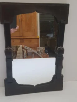 Miroir en cuir 26x38cm