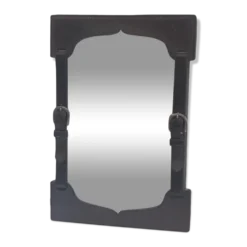 Miroir en cuir 26x38cm