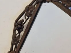 Miroir en fer Art Déco français, années 1930