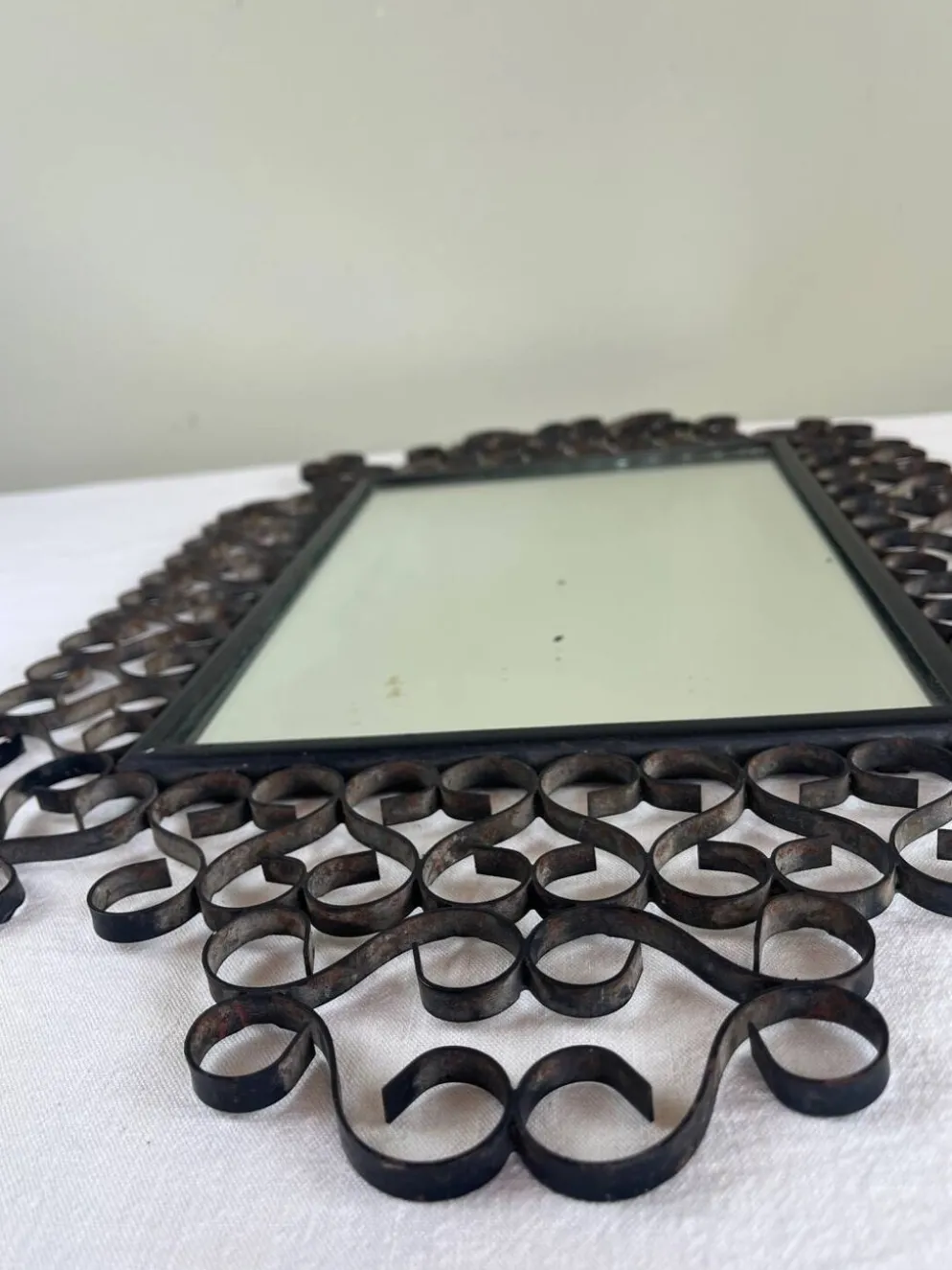 Miroir en fer forgé Chaty Vallauris