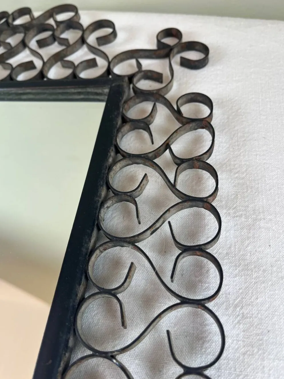 Miroir en fer forgé Chaty Vallauris