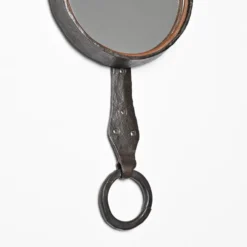 Miroir en fer forgé par Léopold Gest, France, vers 1970