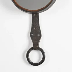 Miroir en fer forgé par Léopold Gest, France, vers 1970