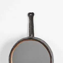 Miroir en fer forgé par Léopold Gest, France, vers 1970