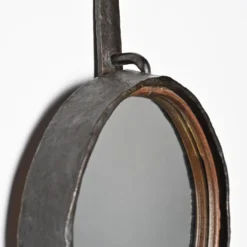 Miroir en fer forgé par Léopold Gest, France, vers 1970