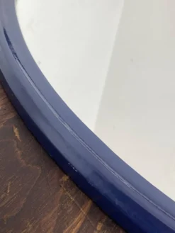 Miroir en fonte bleu nuit