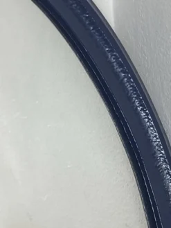 Miroir en fonte bleu nuit