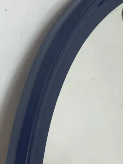 Miroir en fonte bleu nuit