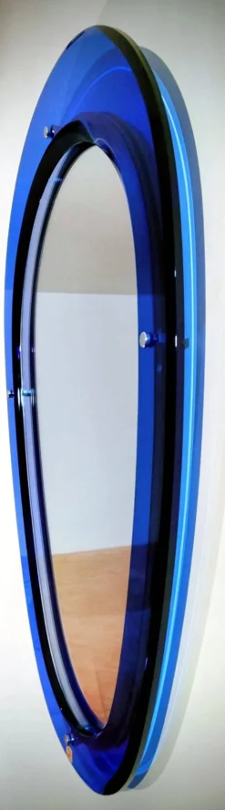 Miroir en forme de goutte Sena Cristal, Italie 1975