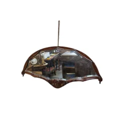 Miroir en forme d'éventail Art Déco français, années 1920