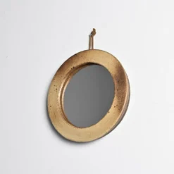 Miroir en grès émaillé, France, vers 1970