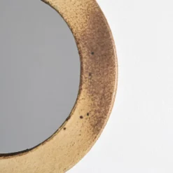 Miroir en grès émaillé, France, vers 1970