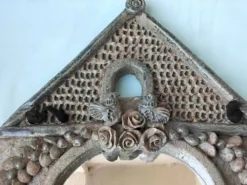 Miroir en grès signé Catido