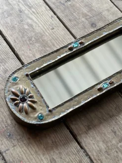 Miroir en laiton année 50
