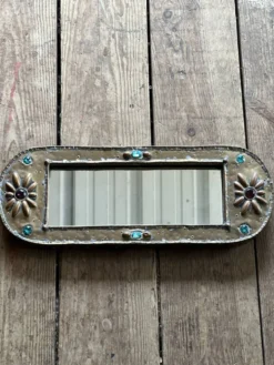 Miroir en laiton année 50