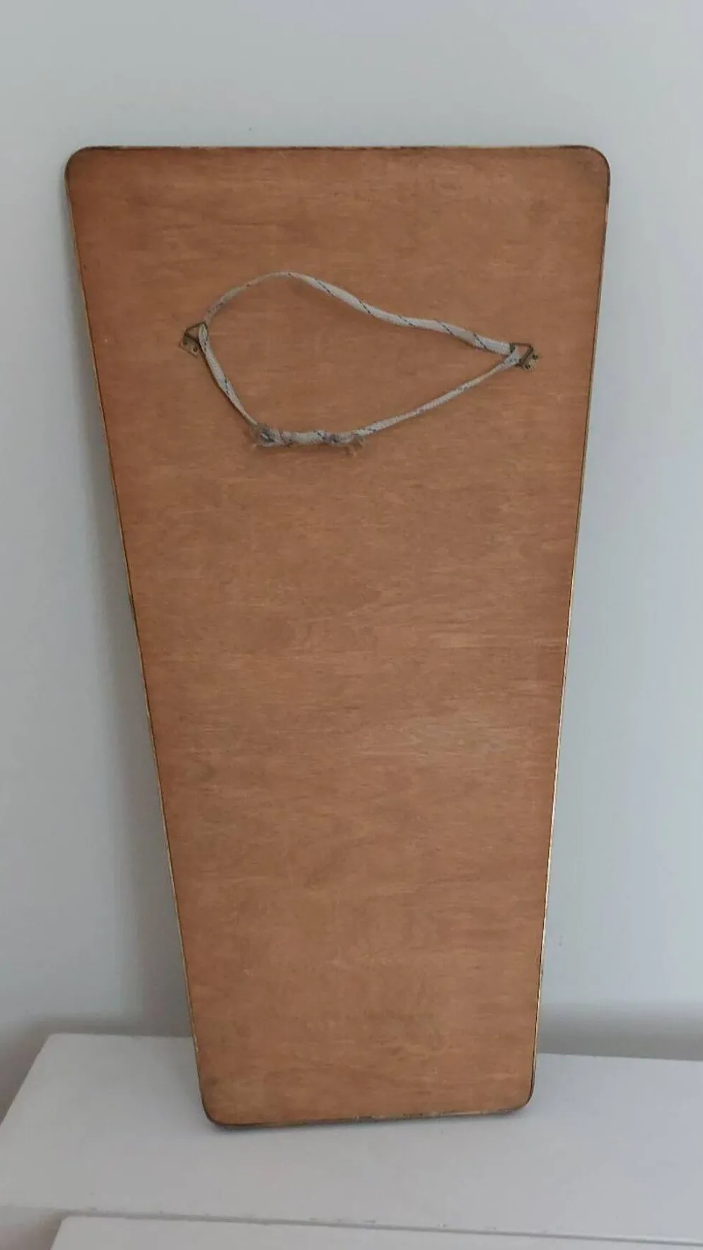 Miroir en laiton et mosaïque patiné, milieu XXème