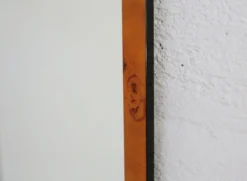 Miroir en "loupe" de bois. france, circa 1970