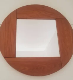 Miroir en orme massif