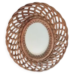 Miroir en osier