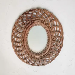 Miroir en osier