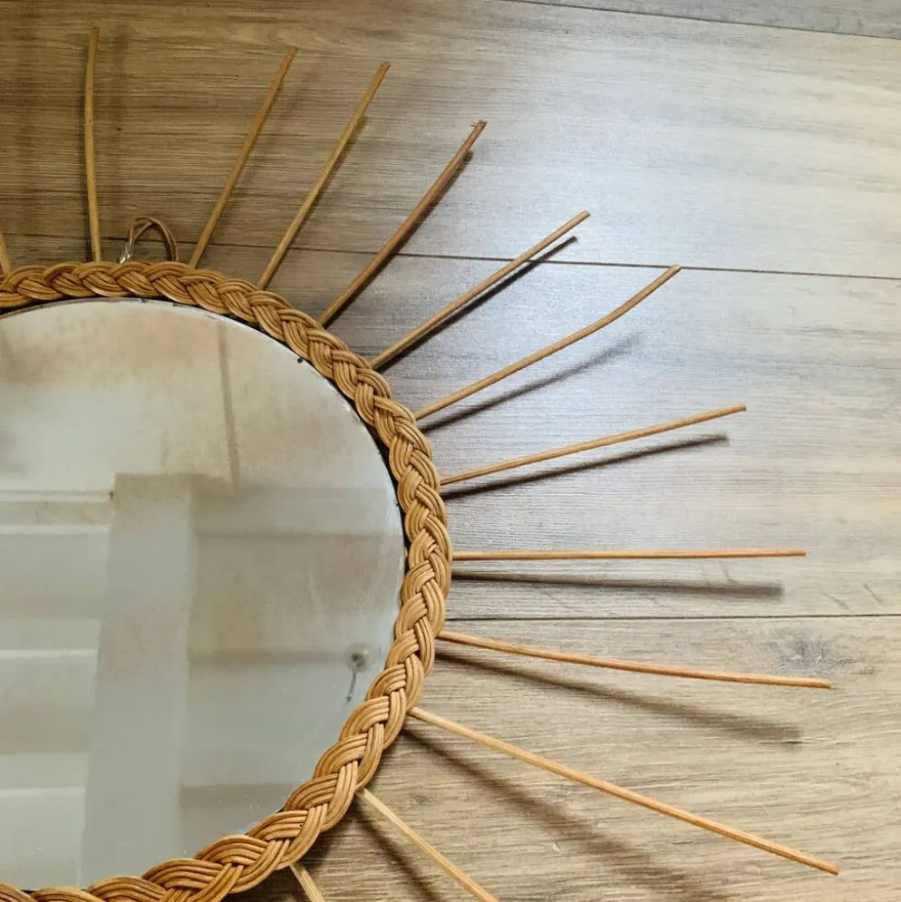 Miroir en osier