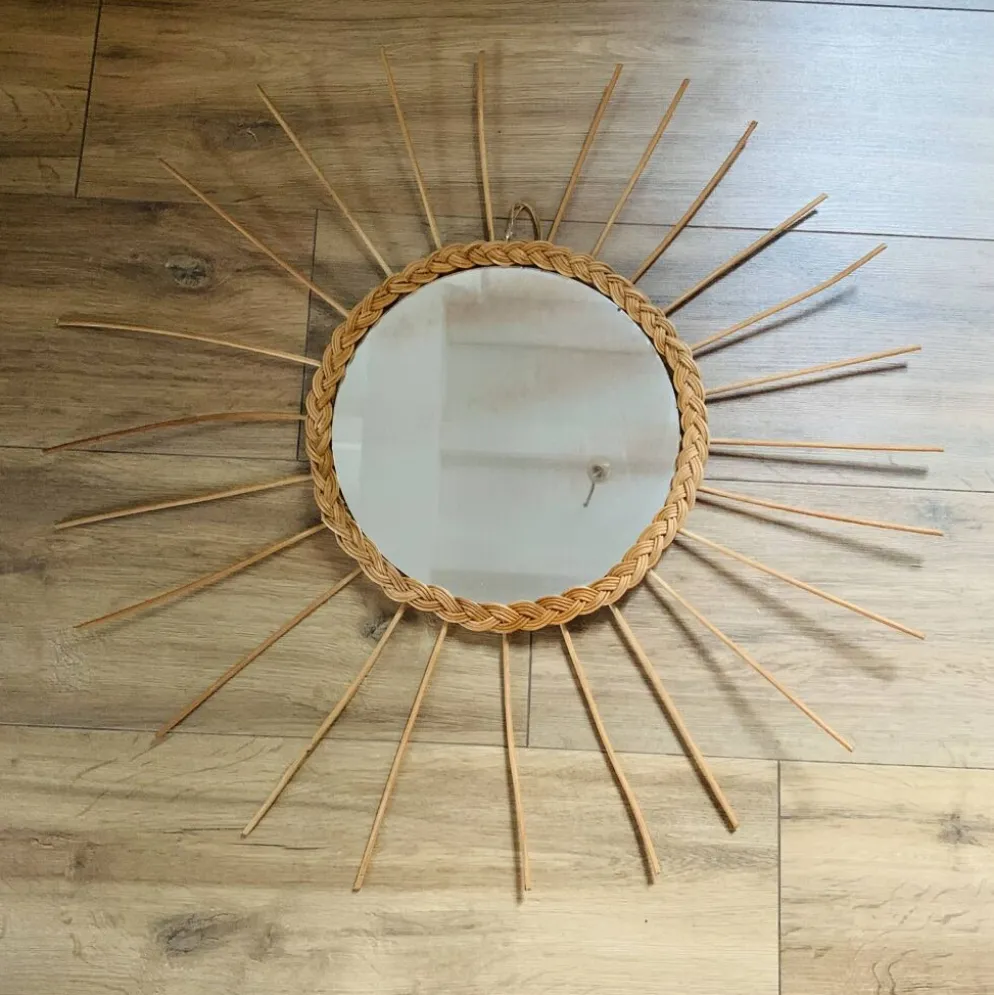 Miroir en osier