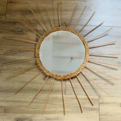 Miroir en osier