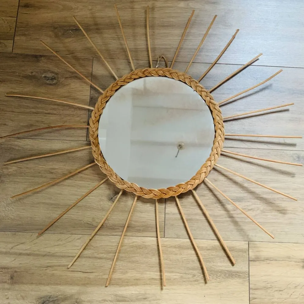 Miroir en osier