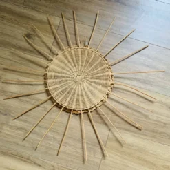 Miroir en osier