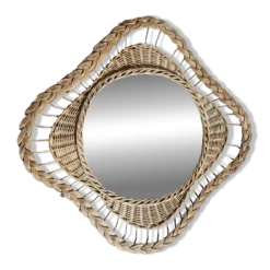 Miroir en osier