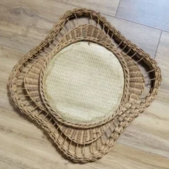 Miroir en osier