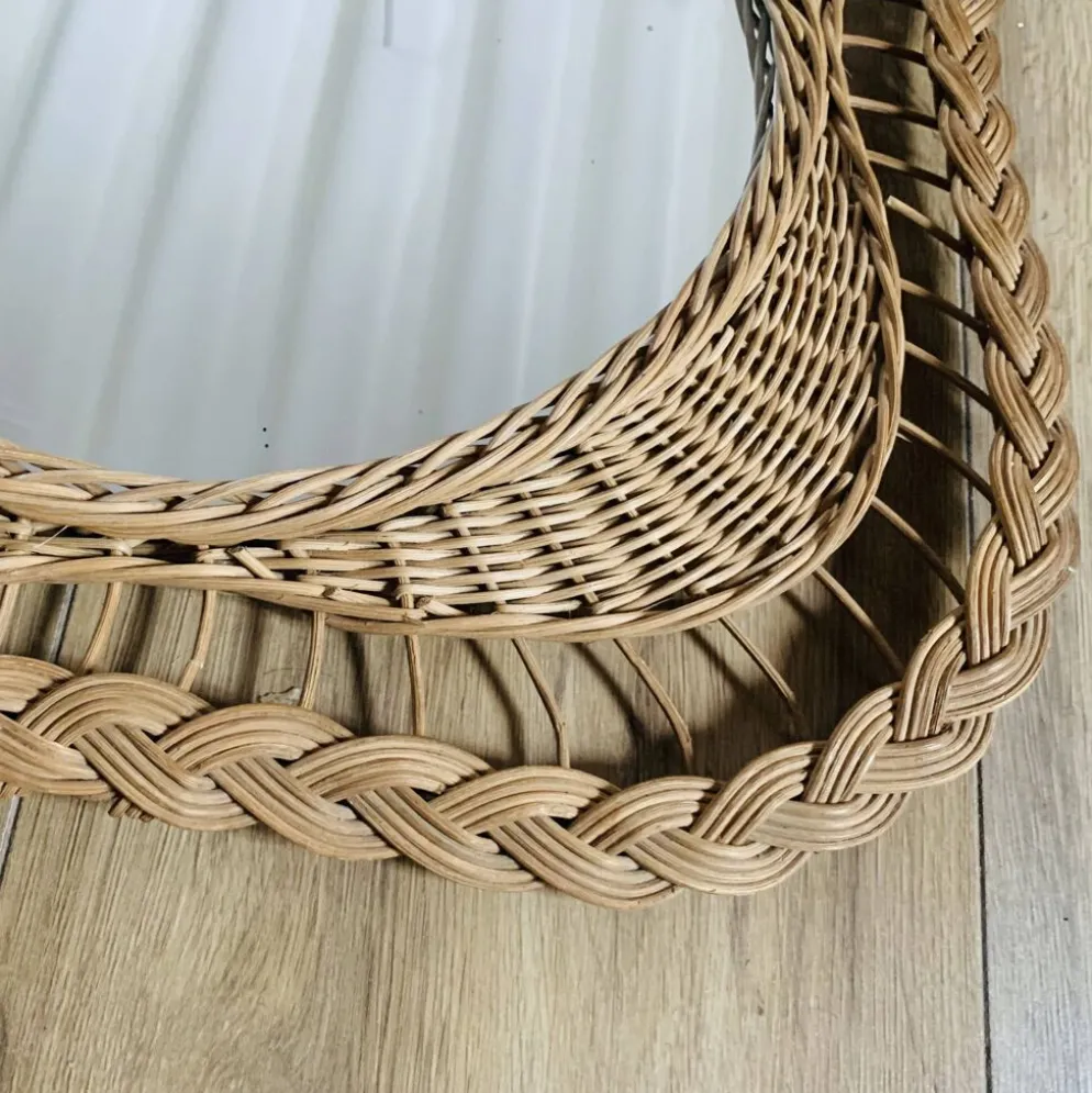 Miroir en osier