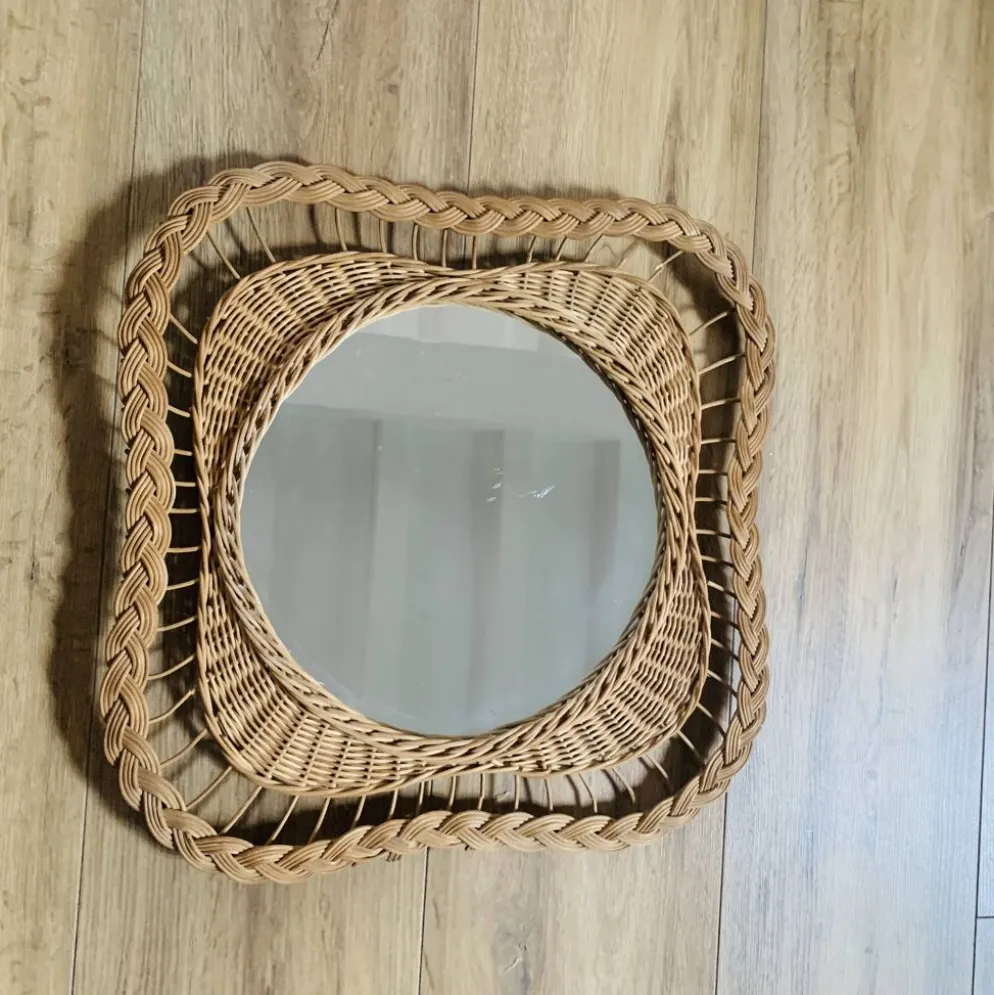 Miroir en osier