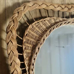 Miroir en osier