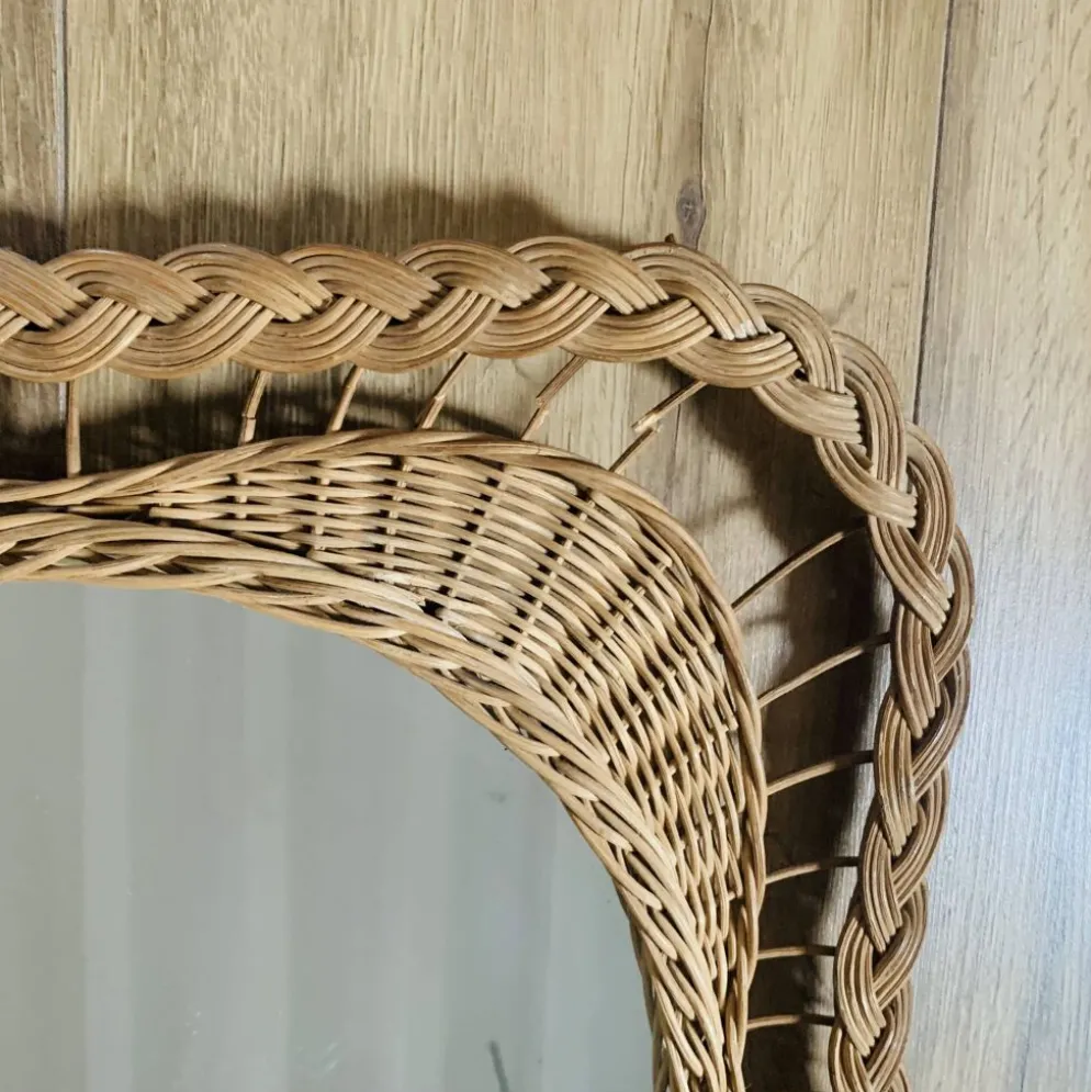 Miroir en osier