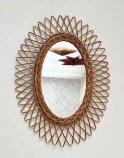 Miroir en osier