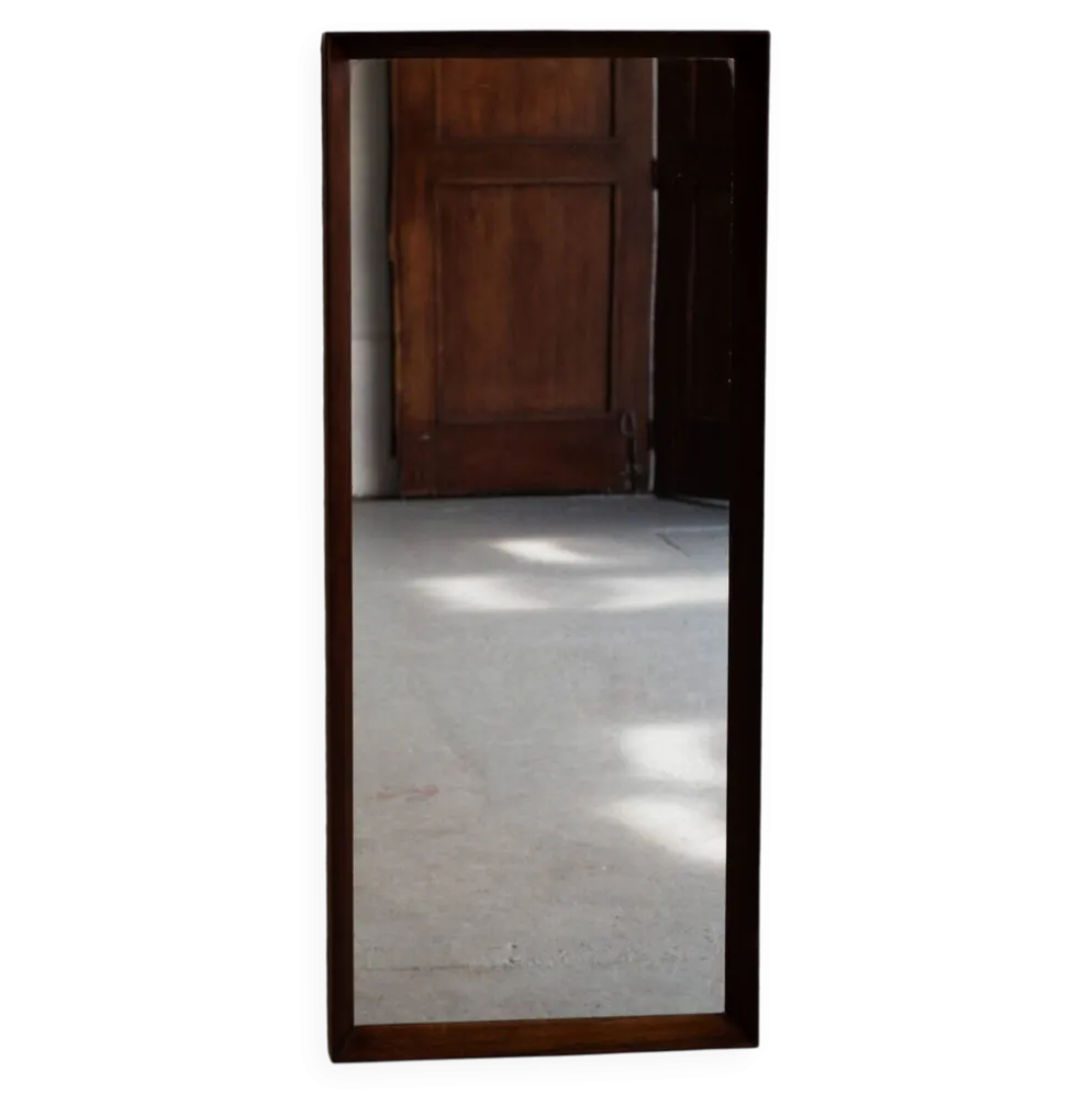 Miroir en palissandre, design danois