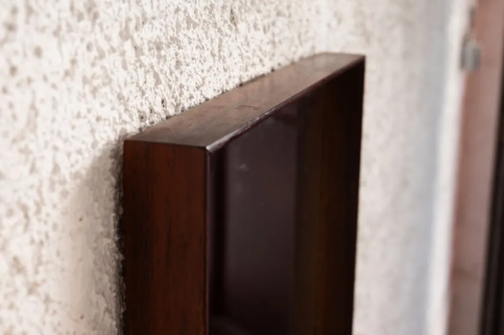 Miroir en palissandre, design danois