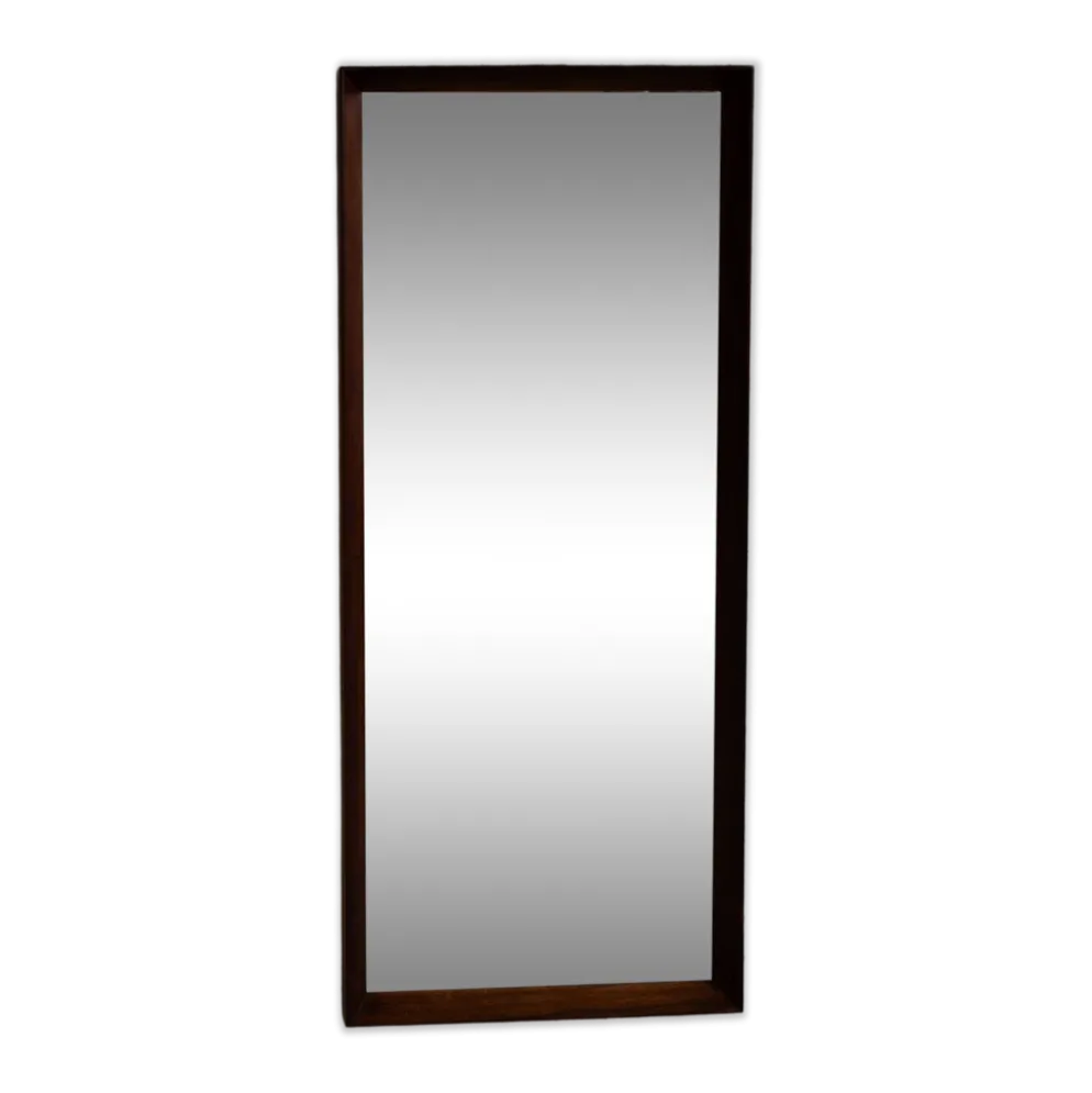 Miroir en palissandre, design danois