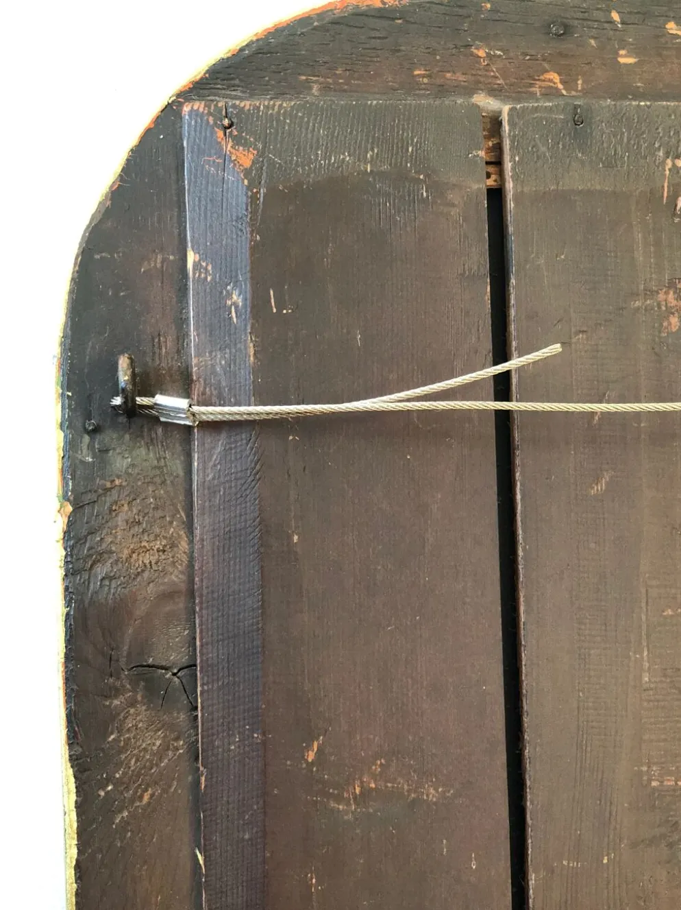 Miroir en pied antique français Louis Philippe – doré, fin du 19e siècle