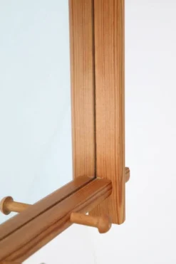 Miroir en pin, Danemark années 50-70