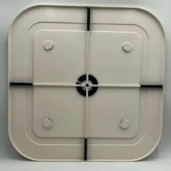 Miroir en plastique beige par Kartell, design Anna Castelli, Italie, années 1960