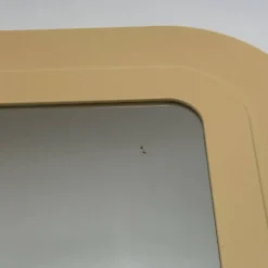 Miroir en plastique beige par Kartell, design Anna Castelli, Italie, années 1960